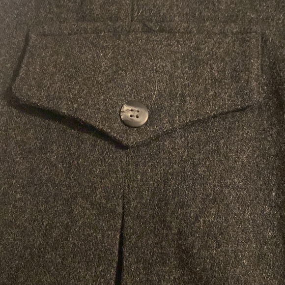 NWT Vintage Tracy Evens Wool-Like Charcoal Gray Preppy Skirt - Picture 5 of 11